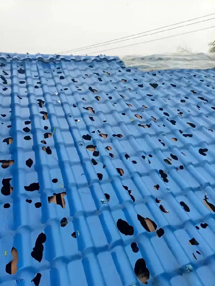 冰雹、暴雨輪番上陣，你的屋頂上的樹脂瓦扛得住嗎？